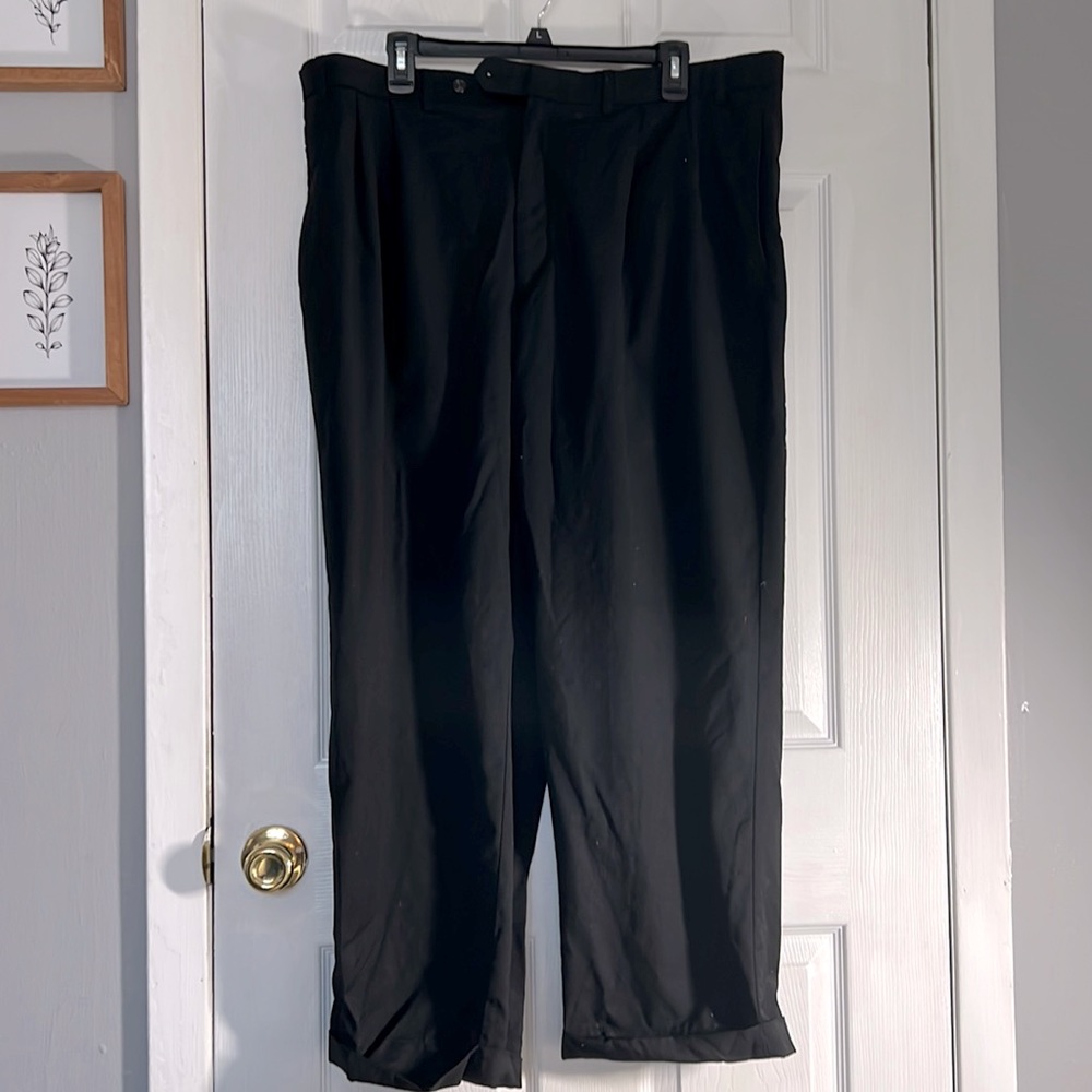 Chaps black slacks  40 W x 30 L
